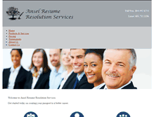 Tablet Screenshot of anselresume.com